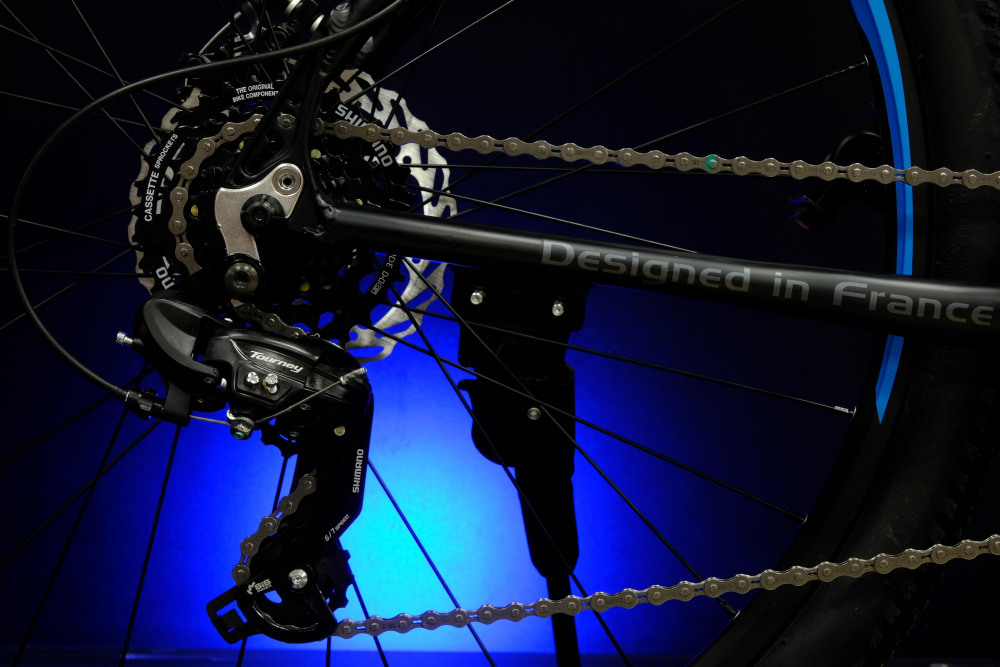 Lorak 1.0 Матовый Чёрный/Синий рама 17 (на рост 155-173) (27.5)